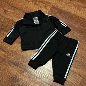 adidas Baby Tricot Tracksuit Jacket and Jogger Set 3 Months